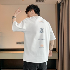 男夏季宽松休闲百搭T恤T6887小码P22大码P25，男装T恤，星座914
