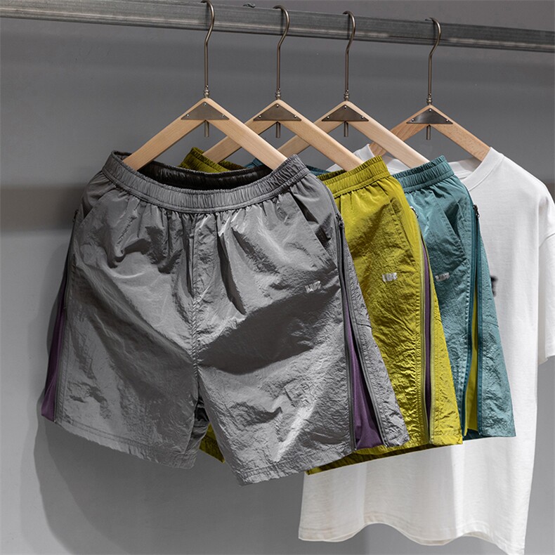 现货撞色五分户外短裤，男装牛仔裤，电商A105