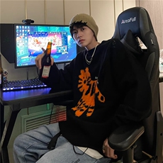 MM143-P68趣味图案圆领毛衣针织衫男潮牌帅气秋冬季打底衫，女装针织衫/毛衣，星座617A-2