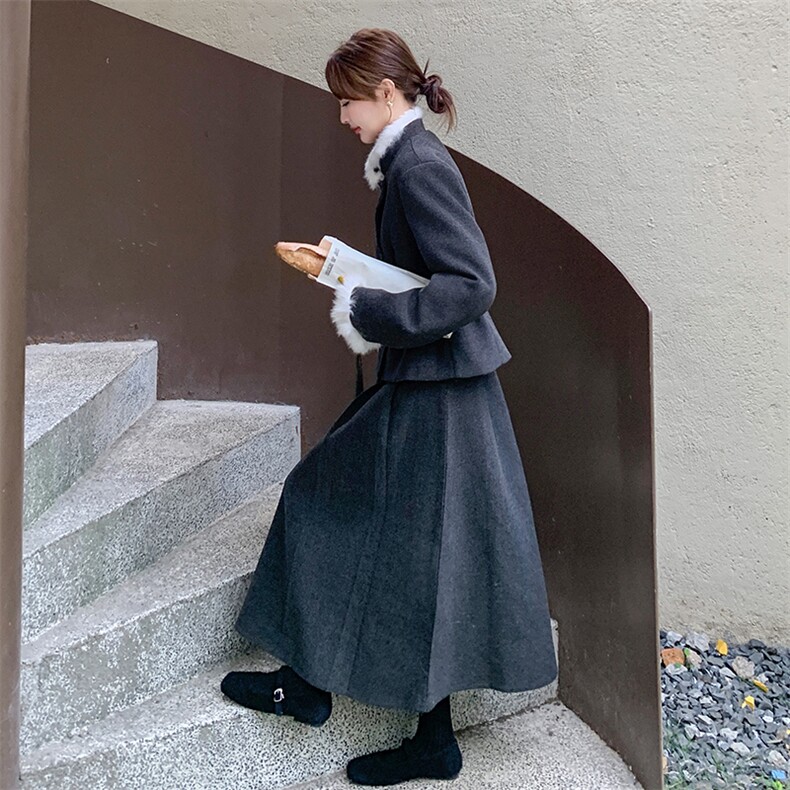 C051-冬季羽绒套装两件套,女装套装/套裙,2C051