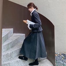 C051-冬季羽绒套装两件套，女装套装/套裙，2C051
