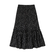 【现货】2021夏装新款韩版休闲半身裙166-QZ15P55控价99圆点，女装半身裙，茜茜公主