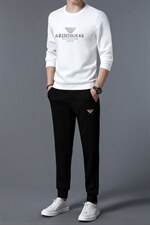 S3059-2钱塘2020-2春秋薄款时尚休闲帅气中青年男士长袖卫衣P137，男装休闲套装，钱塘207-2