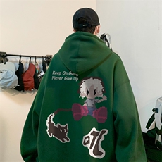 ！连帽圆领卫衣男装港风帽衫男LM160-P35，男装卫衣，电商B367
