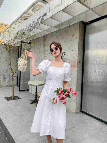 2021年夏季新品 小清新韩版连衣裙,女装连衣裙,圣伊敏