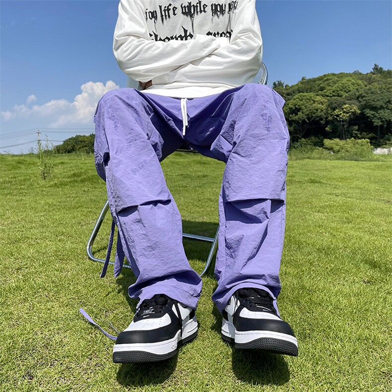 K703-P40多巴胺大口袋宽松工装裤,男装休闲裤,星座1501-1
