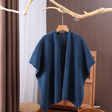 2025年秋季新款羊毛蜂窝大披肩休闲时尚百搭，披肩，九月九羊绒