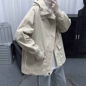 21年 春季 新款连帽夹克男外套韩版潮流男装个性夜光 JK2016 P88图片
