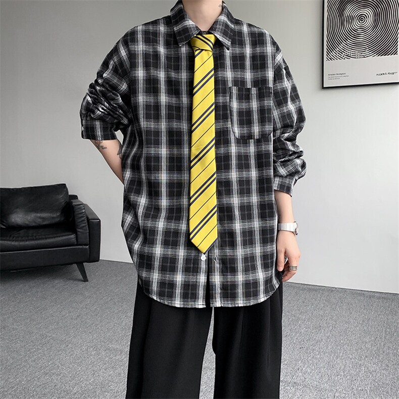 现货CS7143-P38特控65大码OVERSIZE轻薄透气全棉长袖衬衫,男装衬衫,电商D232