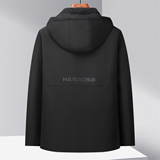 【黑金背背佳】中老年爸爸冬季加厚棉衣外套男士羽绒棉服连帽棉袄，男装棉衣，电商B212（原钱塘6029）