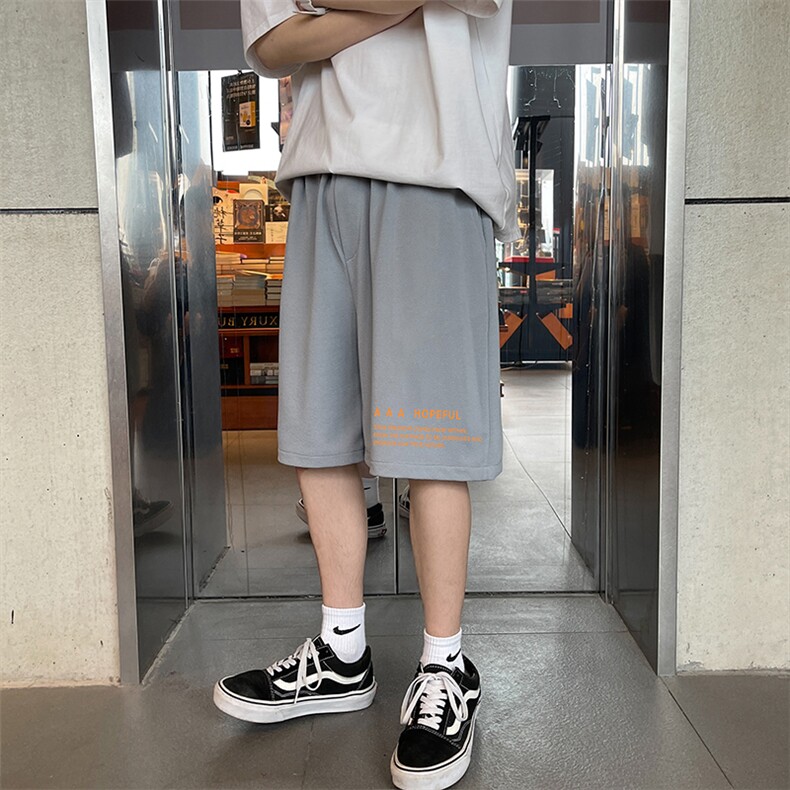 冰丝短裤男士大码宽松休闲五分裤男运动中裤MK37386-P15,男装休闲裤,电商A040