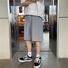 冰丝短裤男士大码宽松休闲五分裤男运动中裤MK37386-P15，男装休闲裤，电商A040