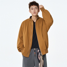 JK923P45春季新款港风宽松夹克百搭落肩简约上衣外套，男装夹克，星座1204