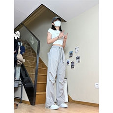 特批33夏季美式机能感休闲百搭款长裤聚酯纤维:96.4%氨纶:3.6%，男装休闲裤，电商基地A086