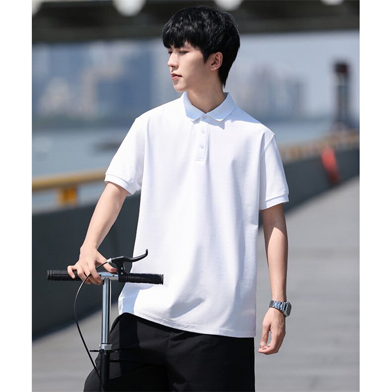 P02男女休闲大码POLO衫T恤衫学生团队表演校服可定制印花青少年，男装T恤，星座115A(原星座507）