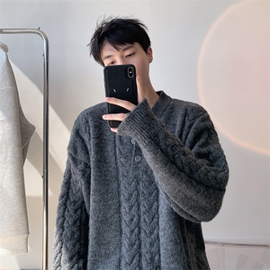 毛衣男秋冬新款港风宽松针织毛衫MYA5-P65图片