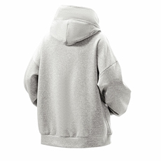 抖音得物二开美式高街重磅宽松结构工艺防风高领连帽卫衣外套W67，男装卫衣，电商A486-1