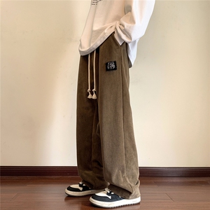 面料成分100涤纶休闲裤男灯芯绒D329-QM536-P50-控68图片