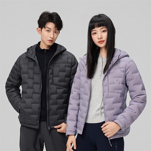 新款90绒子轻薄情侣装羽绒服秋冬男女款连帽轻薄羽绒服外套图片
