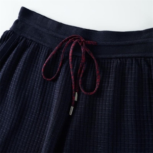 2025年秋季新款系绳针织休闲裤时尚休闲通勤百搭图片