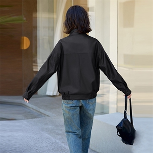 现货2024新美拉德穿搭口碑仿羊皮宝藏私服C位复古皮衣外套女秋冬图片