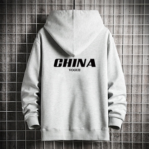 KS21001-P38 连帽开衫卫衣男运动外套大码班服 网格挂拍图片