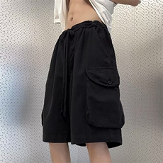 气质宽松型新款男时尚潮牌休闲裤纯色夏季五分裤休闲裤K3846-P35，男装休闲裤，星座412-3