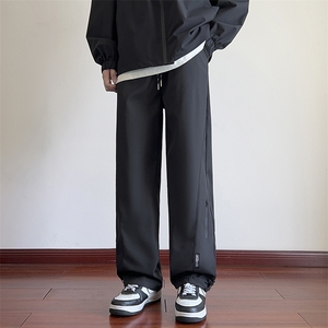 秋季冲锋裤男防水男士休闲裤男宽松束脚直筒长裤A266-KZ8022-P28图片