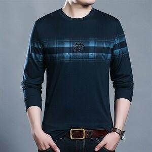 C2012钱塘2020-2秋冬新款男士卫衣大货高品质圆领长袖T恤P42图片