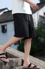 2025夏新款男装新中式风禅意龙纹提花针织休闲短裤DK100-P40，男装牛仔裤，电商B277(原6028)