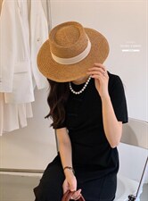 香丽迪2022年夏季新款拼接连衣裙女针织短袖圆领修身高腰，女装连衣裙，香丽迪1