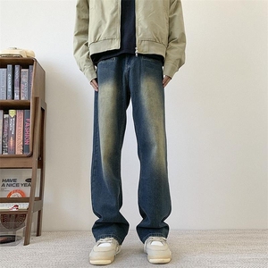美式高街牛仔裤男 个性百搭休闲裤G1505/P55图片