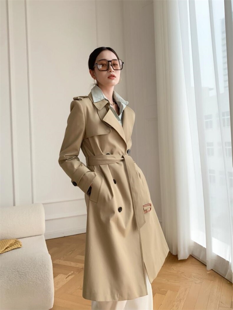 春季新款风衣，女装风衣，七蜜