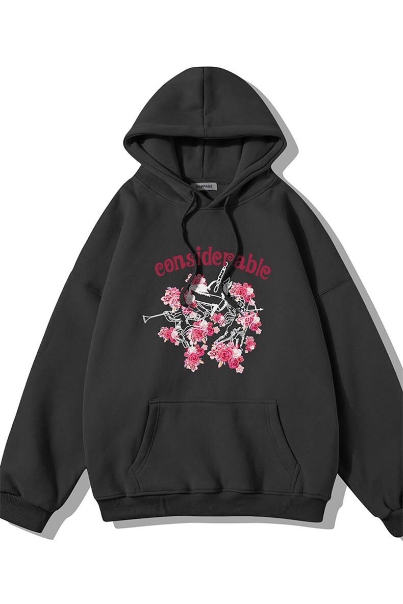 白底23新款秋季时尚百搭宽松印花潮流美式连帽卫衣W374P40控58,男装卫衣,电商A247-1