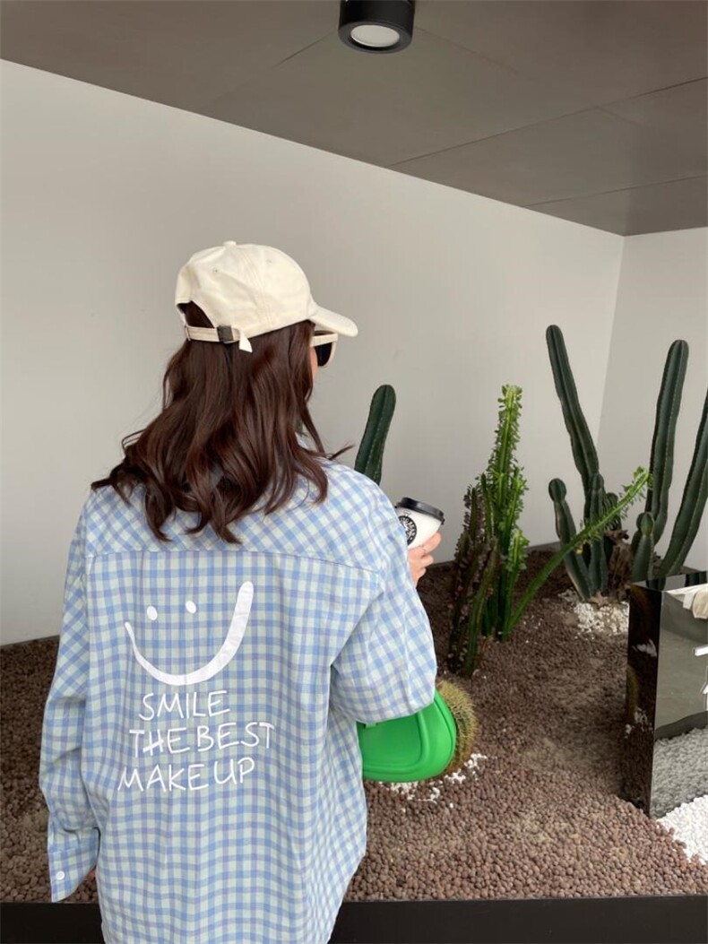 格子衬衫，女装衬衫，唯品