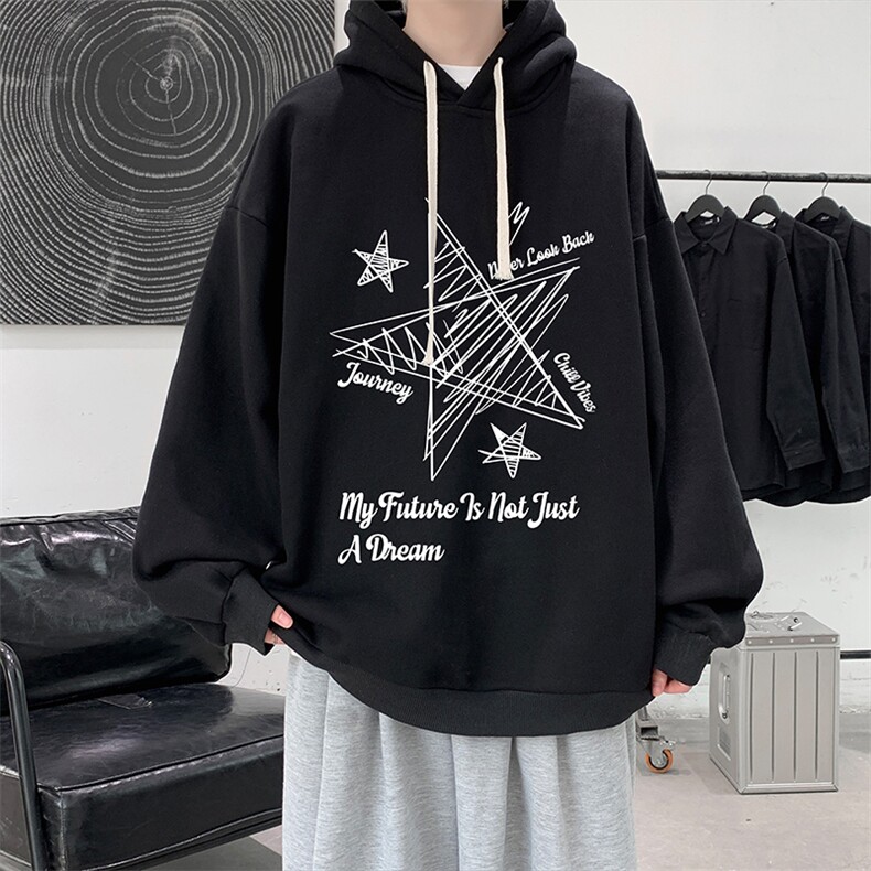连帽卫衣男大码胖子帽衫大号运动服WY2456-P35图片