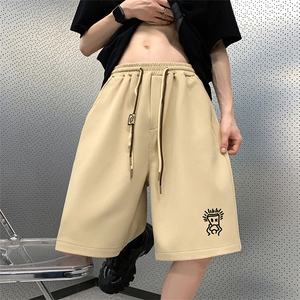 新款直播抖音得物高品质菠萝格运动男休闲短裤K015特P25图片