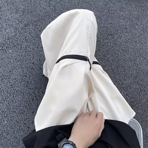 坠感阔腿休闲长裤男女宽松直筒痞帅工装夏季拖地裤子MK632-p40图片