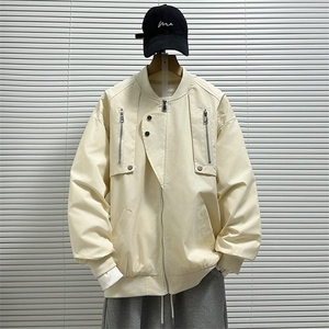 美式飞行员夹克男春秋季宽松潮牌棒球服冲锋衣外套W6599-P60图片