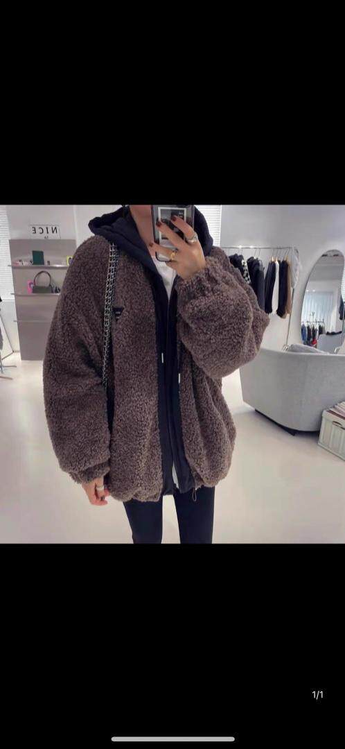 拼接撞色羊羔毛，其它，依多坊