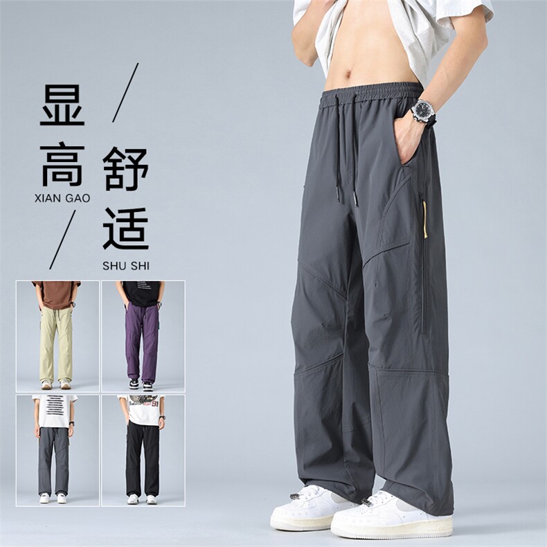 春夏美冲锋裤男户外机能风登山运动裤高街设计感休闲裤AK0251-P53图片