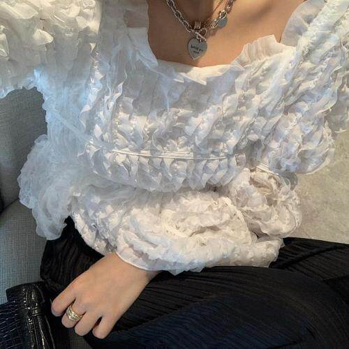 千层泡泡上衣，女装，XTZ style