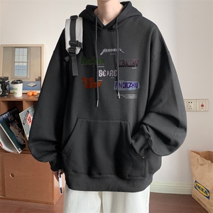 ！连帽圆领卫衣男装港风帽衫男 LM163-P35图片