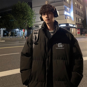 外景冬季加厚面包服男潮宽松设计感保暖棉衣立领外套MF00427/P90图片