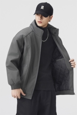 深度库存棉衣男宽松面包服立领加厚棉袄DSA157B-M8866-P80，男装棉衣，电商A157B