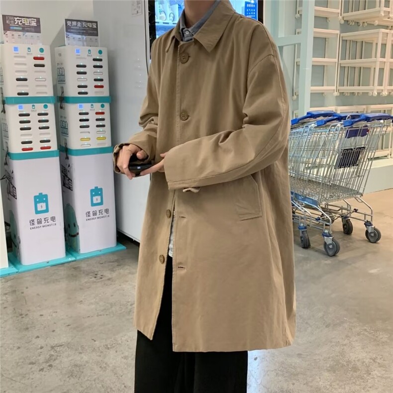 港风休闲男士风衣中长款FZ12P45,男装风衣,星座1116-2