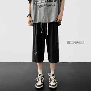 冰丝七分裤男大码速干短裤男五分裤 QK72131-P25图片