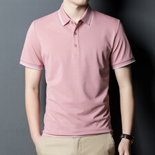 POLO衫男士短袖t恤翻领2023夏季新款潮牌休闲商务男装上衣，男装T恤，电商B212（原钱塘6029）