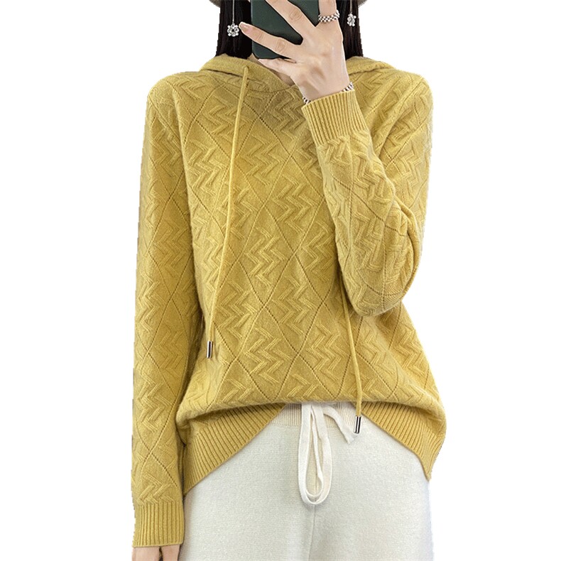 温暖舒适时尚简约高品质澳洲羊毛百搭羊毛外套,女装羊毛衫,邦太羊绒