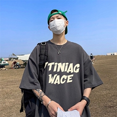 可设48小时发货支持抖音得物来样二开230克重磅美式短袖t恤MT361，男装T恤，电商A486